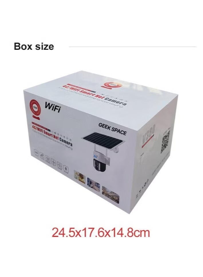 ELTRAZONE Solar Wi-Fi Camera – Eco-Friendly Wireless Surveillance with Motion Detection, Smart Alerts, Long-Lasting Solar Power, and Easy Remote Monitoring for Home and Outdoor Security – White - Image 2