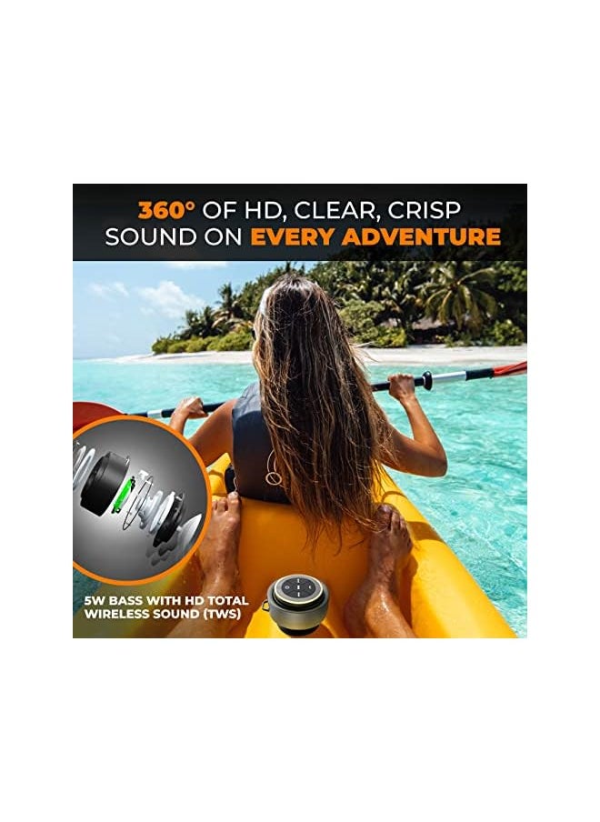 iFox Creations - Ifox If012 Bluetooth Shower Speaker Certified Waterproof Wireless It Pairs Easily To All Your Bluetooth Devices Phones Tablets Computer Radio - Image 1
