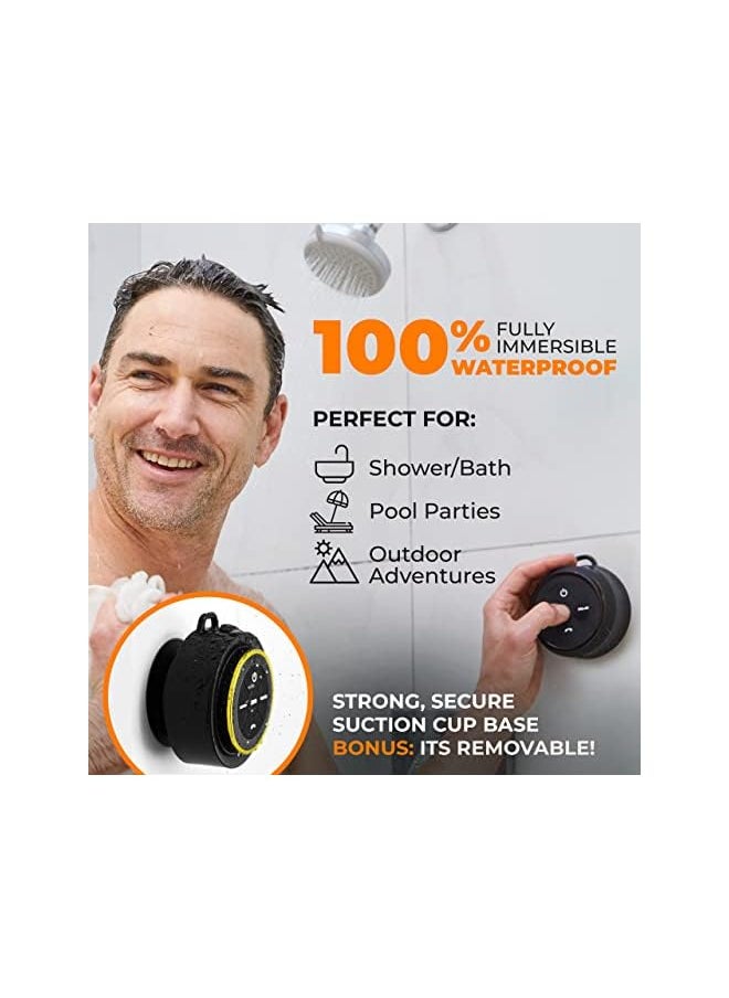 iFox Creations - Ifox If012 Bluetooth Shower Speaker Certified Waterproof Wireless It Pairs Easily To All Your Bluetooth Devices Phones Tablets Computer Radio - Image 1