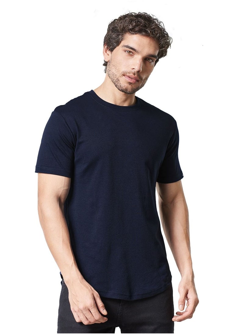 The Souled Store The Souled Store Supima Cotton Navy Blue Men's and Boys  - Image 1
