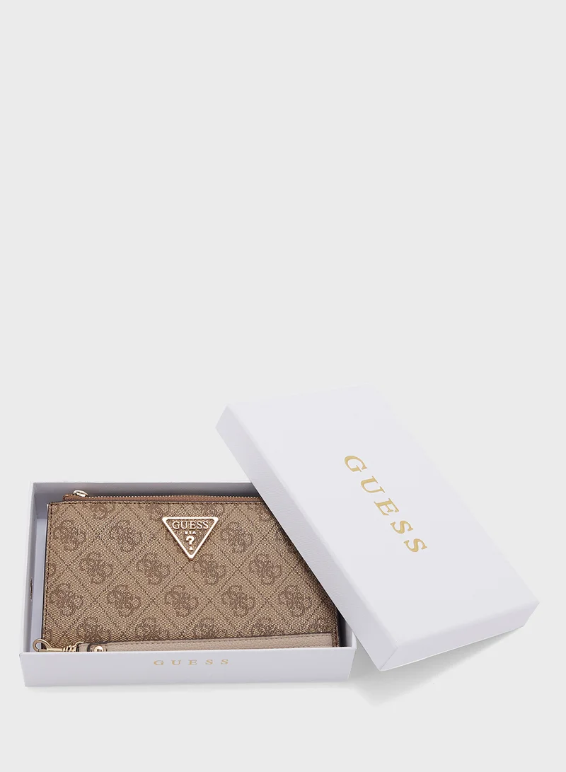 GUESS Laurel Small Zip Around Wallet