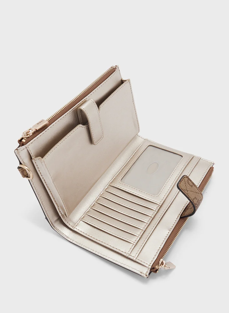 GUESS Laurel Small Zip Around Wallet