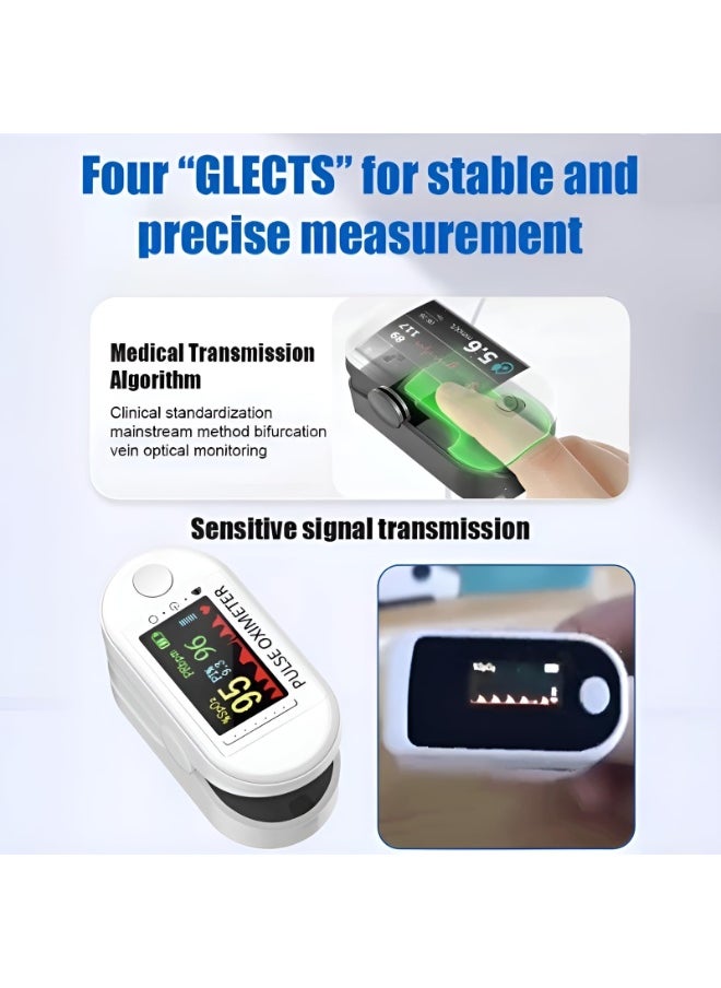 【Non-Invasive Glucose Monitor】Advanced Laser Testing Technology | Real-Time Blood Sugar Tracking Device with SPO2 Measurement | Ergonomic Design for Daily Check