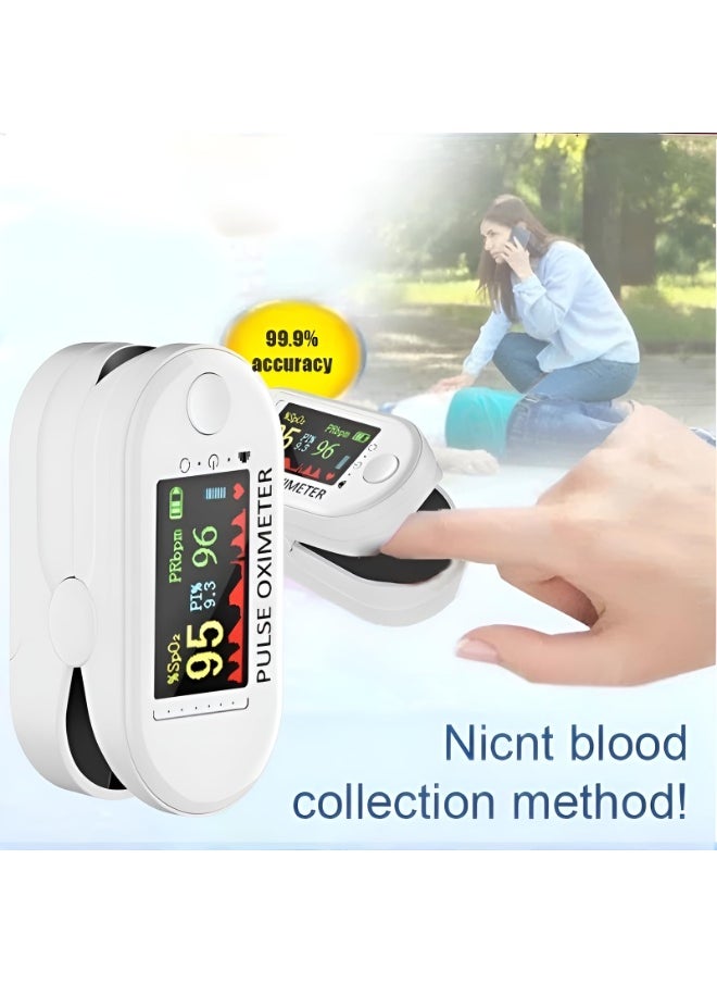 【Non-Invasive Glucose Monitor】Advanced Laser Testing Technology | Real-Time Blood Sugar Tracking Device with SPO2 Measurement | Ergonomic Design for Daily Check