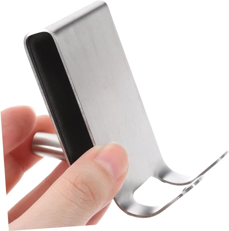 DOITOOL 2pcs Stainless Steel Over Door Towel Hooks for Bathroom Space-Saving Double Non-damaging to Stylish and Versatile Shower Towel Hanger for Spaces - Image 5