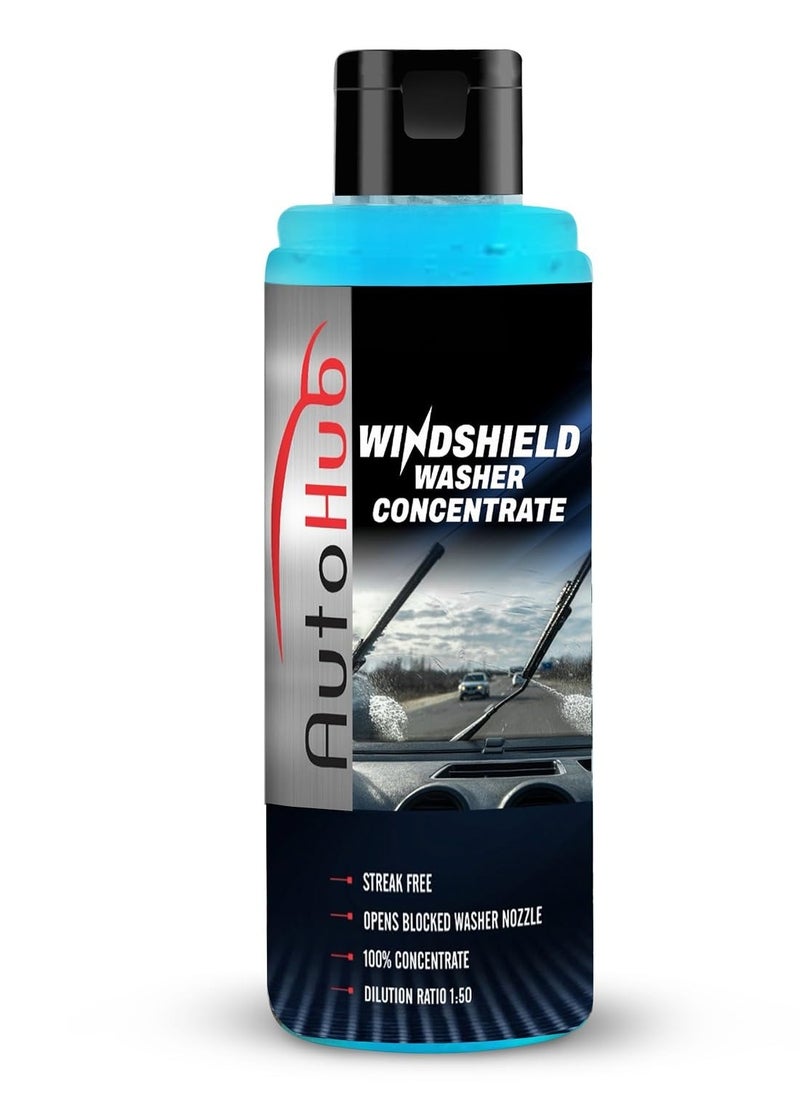 Auto Hub Auto Hub Windshield Washer Fluid for Car Car Windshield Cleaner Liquid In Concentrate Form (20 ML Enough For 1L Tank) - Instant and Streak Free Car Glass Cleaning from Our Car Wiper Liquid  - Image 1