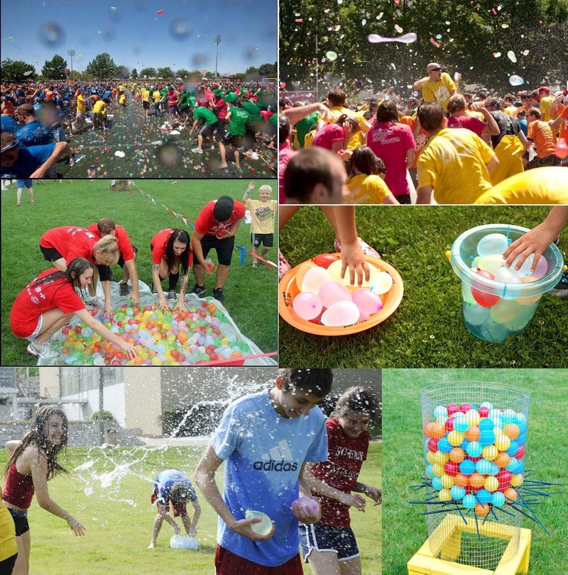 Hibery 2000 Pack Water Balloons with Refill Kits, Latex Water Bomb Balloons Fight Games - Summer Fun for Adults - Image 4