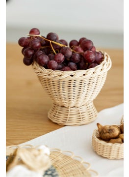 Maison Avf Rattan Bamboo Wicker Holiday Candy Bowl-Basket  - Image 1