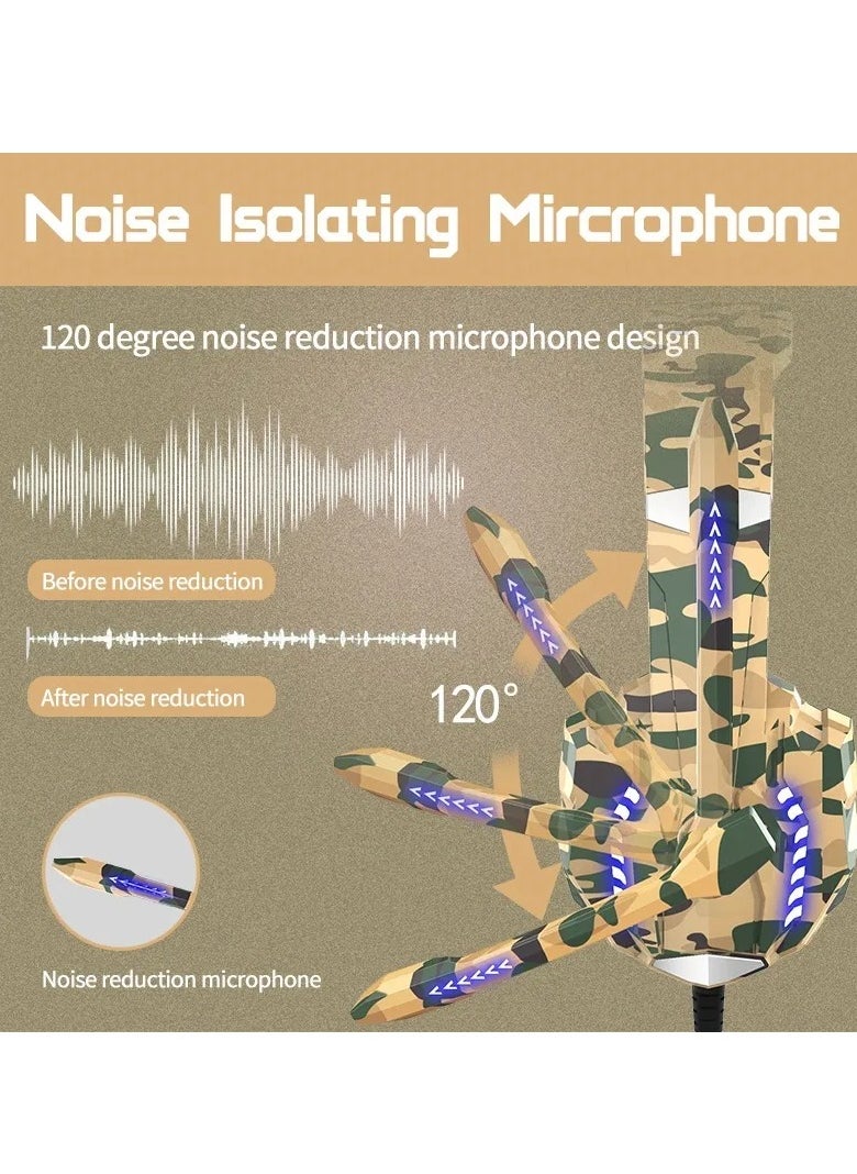 Python Fly G9000 PRO CC Wired Over Ear Gaming Headphones 7.1 Surround Sound Noise Isolating 120-degree Adjustable Mic 40mm Driver - for PC, PS5, Xbox, Mobiles, Tablets, Laptops  - Image 5