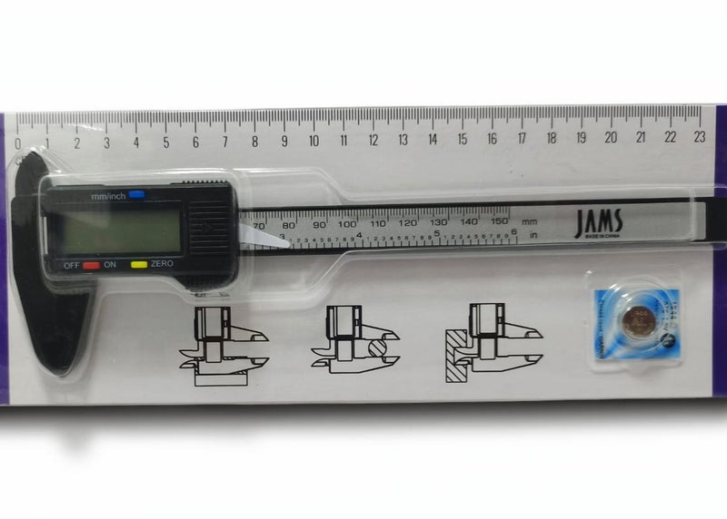 6 Inch Digital Vernier Caliper 150mm Measuring Gauge With LCD Screen - Image 4