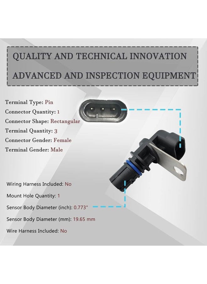 HiSport - 56041479AC Crankshaft Position Sensor Compatible with Dodge Dakota Durango Nitro Ram 1500 Pickup, Jeep Commander Grand Cherokee Liberty, Mitsubishi Raider, Ram 1500 Dakota Replace 56041479AD - Image 1