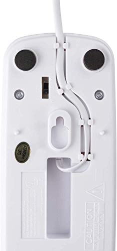iSoHo Phones - Straight Phone Cord for Corded Landline Phones, Telephone Extension Land Line Cords, Easy to Use - for House, Home Office Telephone Cable Color - Choctaw White 25ft - Image 2