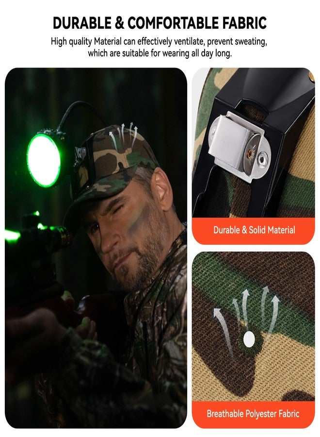 GearOZ Hunting Hat with Bracket, Hunter Cap for Headlamp Hunting Light for Coon Coyote Hog Turkey Duck Hunting Camo - Image 5
