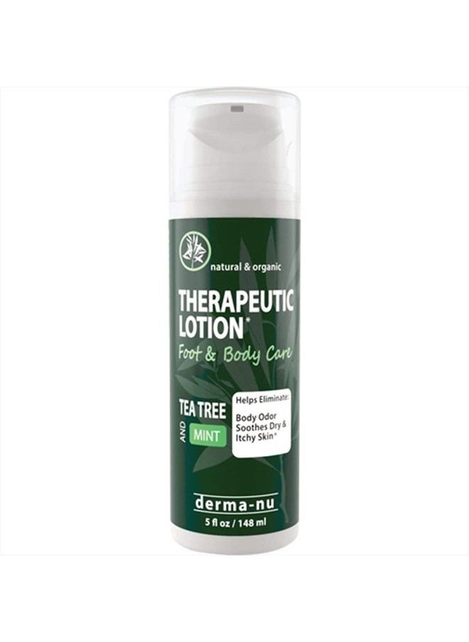 Derma-nu Miracle Skin Remedies - Foot Lotion with Tea Tree Essential Oil for Jock Itch, Athletes Foot, and Dry Cracked Feet Treatment - Athletes Foot Cream with Tea Tree Oil for Toenail Fungus - Foot Cream for Dry Cracked Heels - Image 1