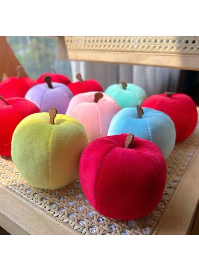 Apple Plush Decoration Gifts Cute Fruit Plush Hand Warmer Cute Plush Soft Novelty Handle Home Room Decoration for Anxiety Relief - Image 3