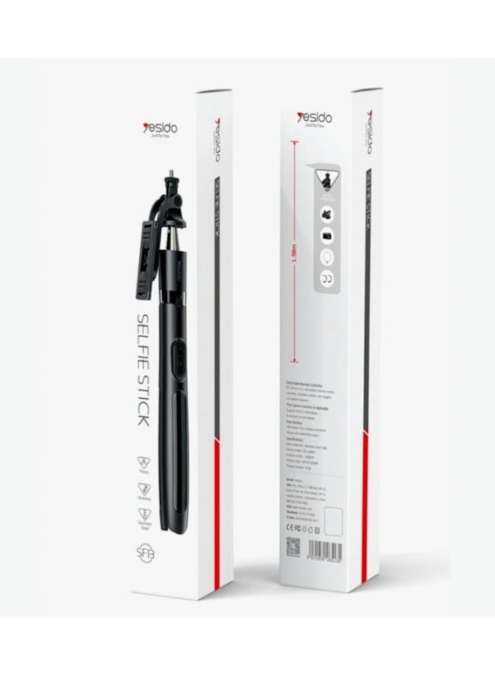 Yesido Selfie stick and 2-in-1 camera holder - Image 2