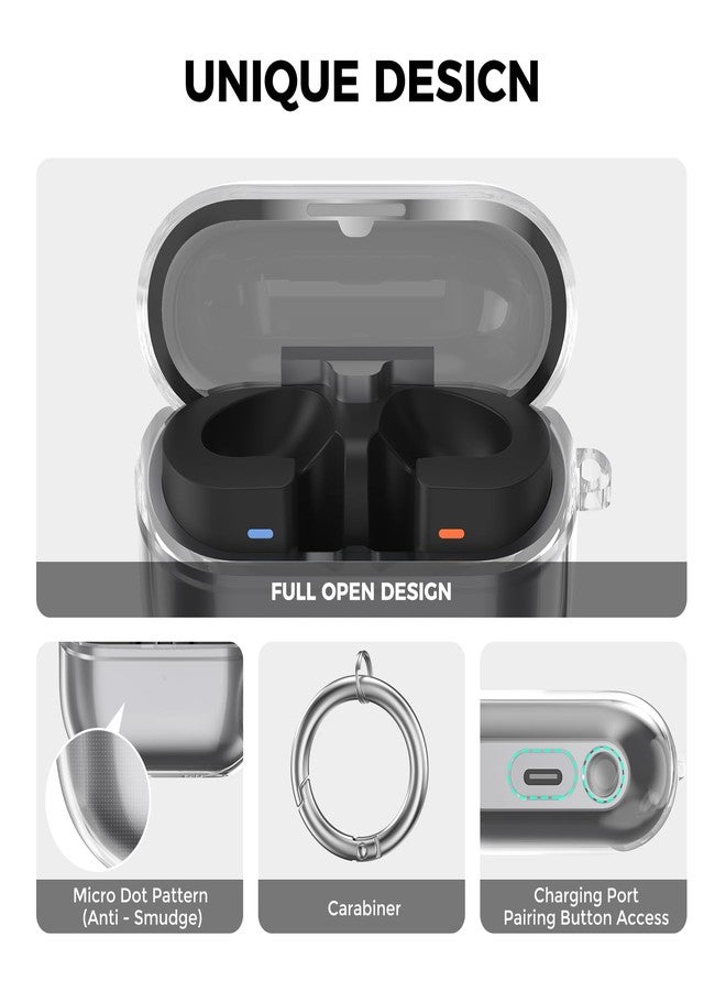 AhaStyle Transparent Case for Samsung Galaxy Buds 3 FE (2025) / Galaxy Buds3 Pro and Galaxy Buds 3 (2024) [Anti-Yellowing] Soft TPU Protective Case Compatible with Samsung Galaxy Buds3 Series - Image 4
