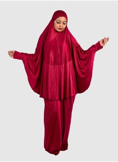 ARTLOOK Two-Piece Prayer Clothes Skirt and Cover Comfortable to Wear Islamic Prayer Set Comfortable to Move  - Image 3