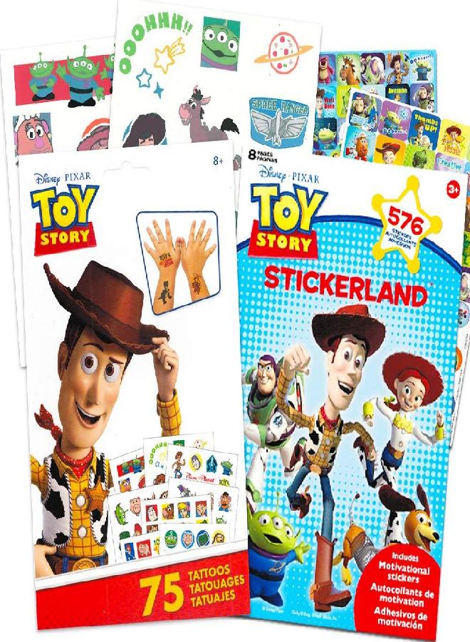 Toy Story Party Favors Pack ~ Bundle Includes Over 595 Toy Story Stickers and 50 Tattoos (Party Supplies) - Image 4