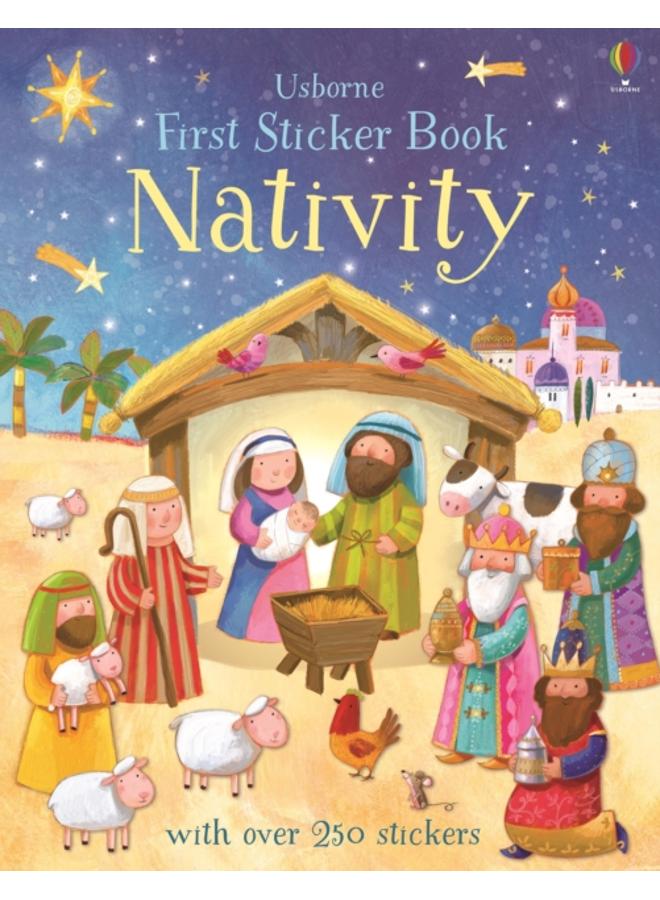 First Sticker Book Nativity
