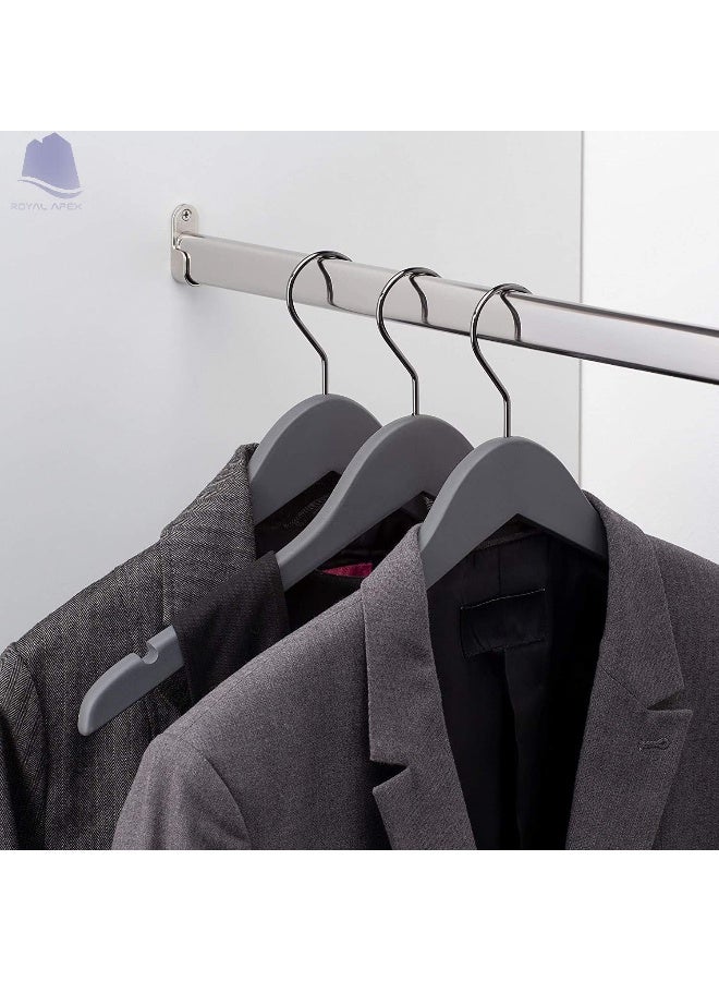 Royal Apex 95 Cm Wardrobe Bar Clothes Rod Closet And Cupboard Organizer Chromed Steel With Fittings Easy Installation Rail Coat Rack Wall Or Clothes Rail Pack Of 2  - Image 3
