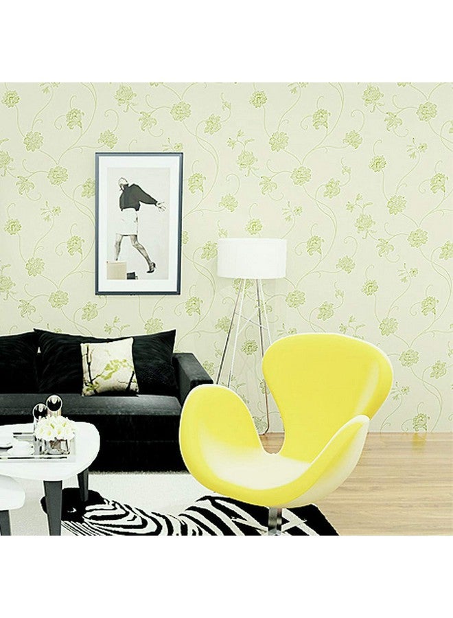 wolpin Wall Stickers PVC Wallpaper for Home Green Vines (45 x 500 cm) TV Background Self Adhesive Waterproof, Green - Image 5