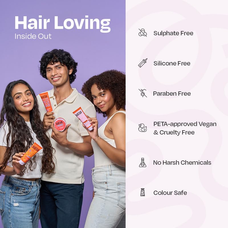 MANETAIN Washday Hold Bundle Mini Size - Complete Curly Hair Care Set | Moisturizing Shampoo 100ml | Multipurpose Conditioner 100gm | Leave-In Conditioner 100 ml and Hard Hold Gel 100 ml - Image 5