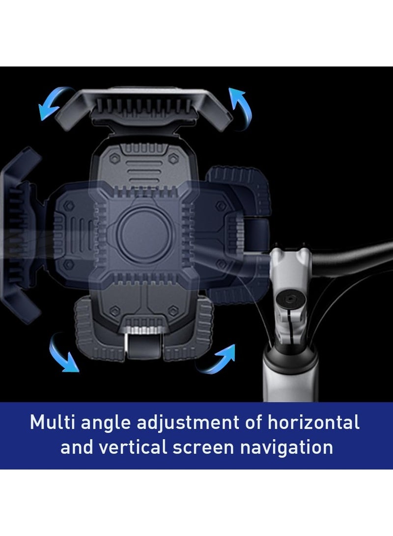 Generic 360° Rotatable Adjustable Easy Install Cellphone Holder with Sunshade for Motorcycle Bicycle Scooter  - Image 4