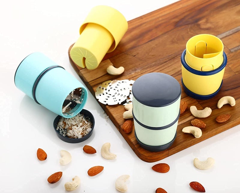 Xiran Dry Fruit Cutter and Slicer, Almond Cutter and Slicer, Dry Fruit Cutter for Kitchen, Nut Cutter, Butter Slicer, Kitchen Gagets (Dry Fruit Slicer) - Plastic, Multicolor - Image 1