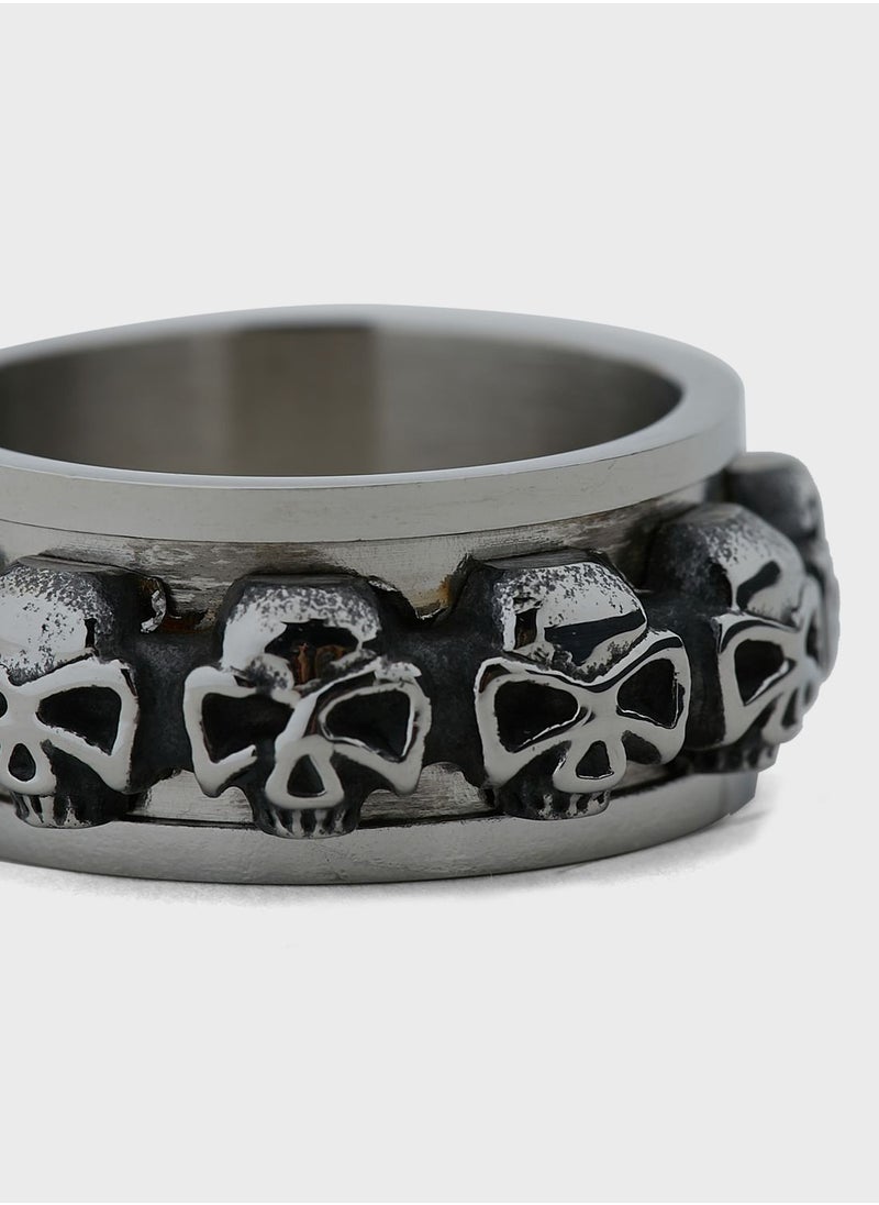 Seventy Five - Statement Skull Ring - Image 1