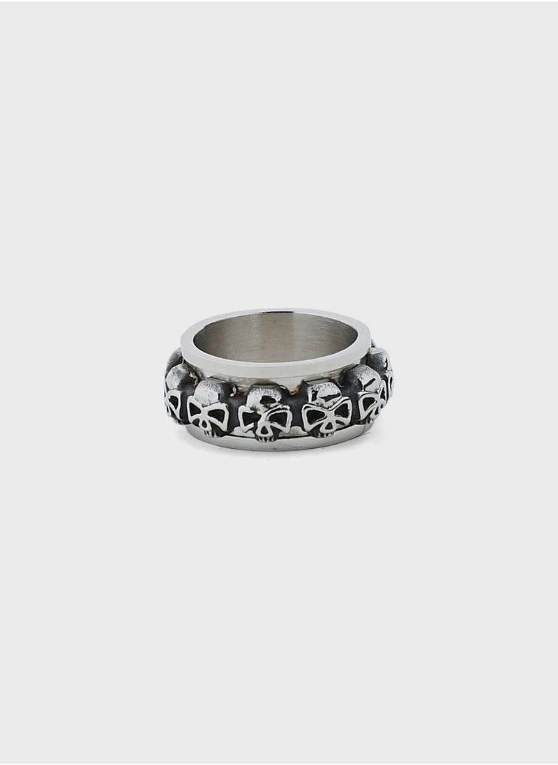 Seventy Five - Statement Skull Ring - Image 1