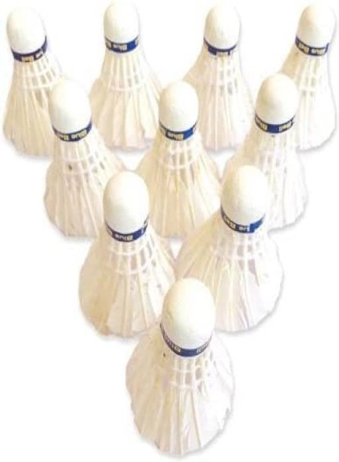CLOVERBYTE White Feather Wings Badminton Shuttles Light Weight Feather Shuttle - White - Image 4