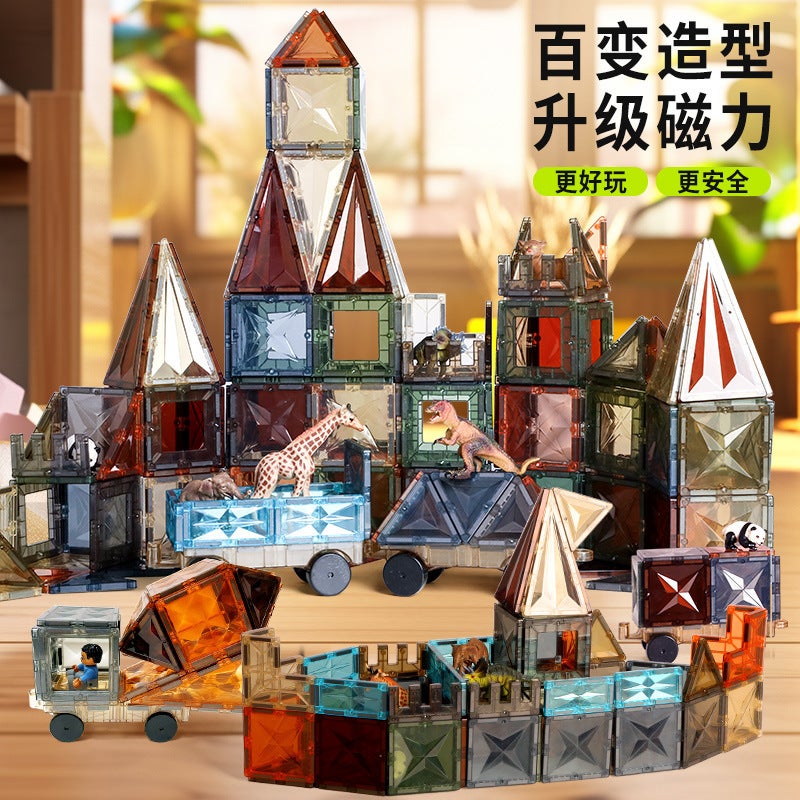 Onshine/Childhood Infinite Nature Color Magnetic Pipe Educational Toys Vertical Body Color Window Magnetic Film Kindergarten - Image 2