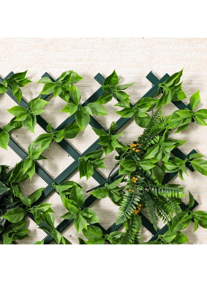 DANUBE HOME Artificial PVC Willow Fence - 100x200 cm | Outdoor Decorative Privacy Panel | Green Polyethylene | Weather Resistant | Ideal for Gardens, Patios & Yards | 1 Year Warranty - Image 2