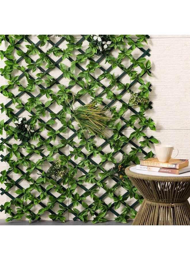 DANUBE HOME Artificial PVC Willow Fence - 100x200 cm | Outdoor Decorative Privacy Panel | Green Polyethylene | Weather Resistant | Ideal for Gardens, Patios & Yards | 1 Year Warranty - Image 4