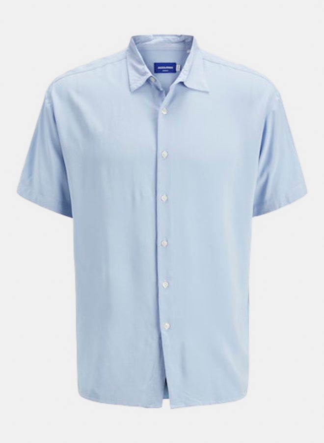 JACK & JONES JACK & JONES Mens Joshua Viscose Shirt Shortsleeve 