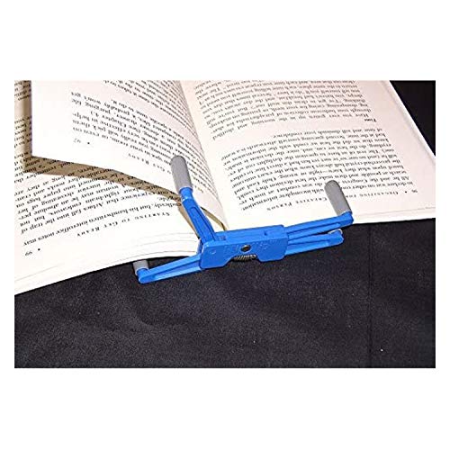 FlipKlip Portable Book Page Holder for Hands Free Reading in Bed, on The Go, on The Treadmill & Exercise Bike - Works on Hardcovers, Paperbacks, Magazines, and Comic, Art, Piano and Recipe Books - Image 4