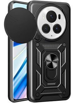 Generic Shield Full Protection Case With Metal Ring &Slide Camera Cover For honor magic 6 pro  - Image 1