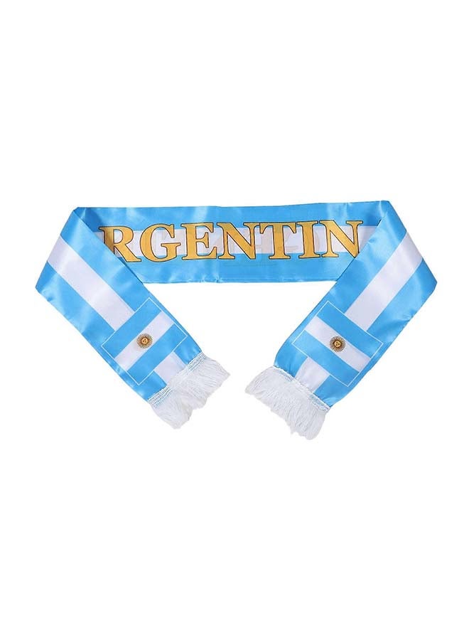 Argentina Supporter Scarf– Lightweight Football Fan Scarf for Matches & Events
