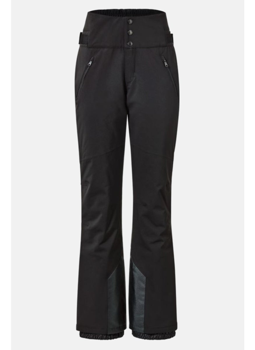 Tchibo Women Sportswear Fit High Waist Ski Pants, Black  - Image 2