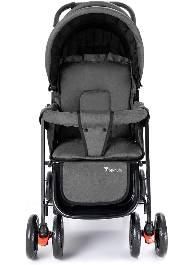 erorex Double Stroller Combo Dark Grey - Image 4
