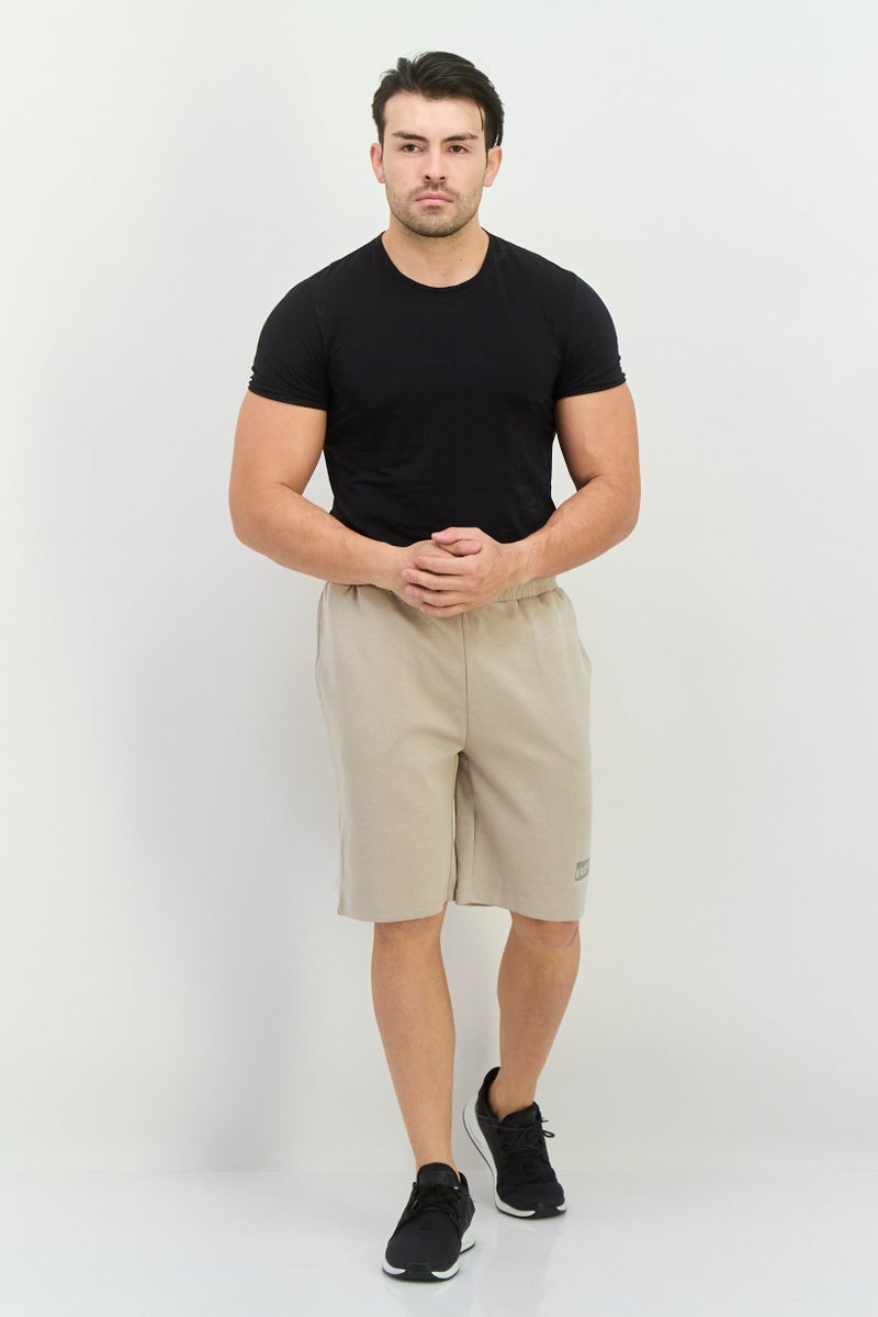 RBX Men Sportswear Fit Drawstring Outdoor Shorts, Matt Light Grey  - Image 4