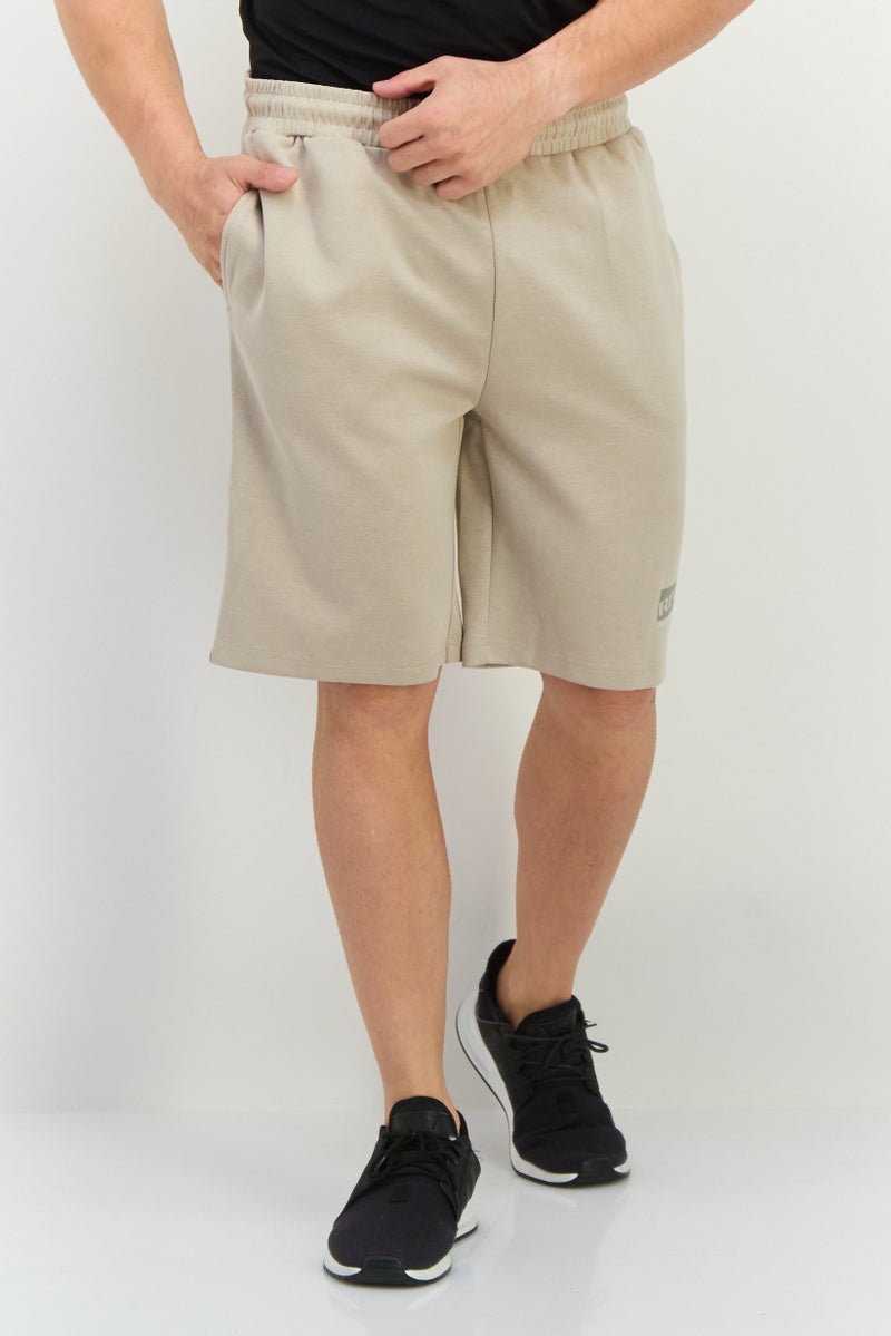 RBX Men Sportswear Fit Drawstring Outdoor Shorts, Matt Light Grey  - Image 1