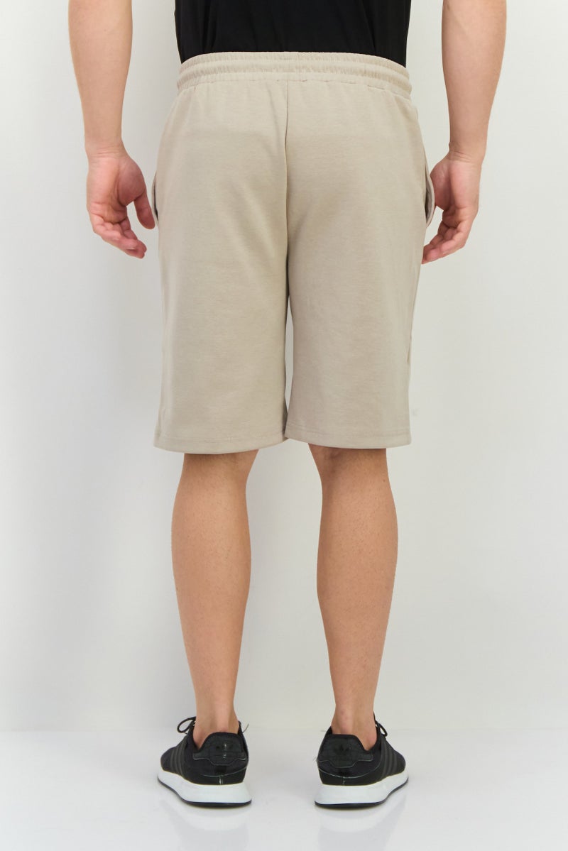 RBX Men Sportswear Fit Drawstring Outdoor Shorts, Matt Light Grey  - Image 3