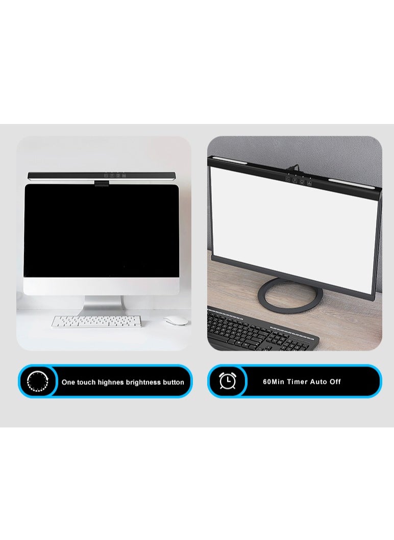 Joshberg - Screen Monitor Light Bar, Computer Monitor Lamp,7 RGB Light Modes, Eye Caring 3 Color Temperature, Atmosphere Desk Lamp for Office, Study, E-Sports - Image 1