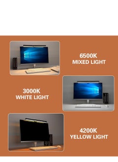 Joshberg Screen Monitor Light Bar, Computer Monitor Lamp,7 RGB Light Modes, Eye Caring 3 Color Temperature, Atmosphere Desk Lamp for Office, Study, E-Sports  - Image 4