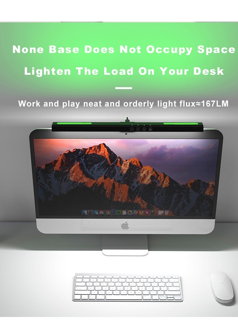 Joshberg - Screen Monitor Light Bar, Computer Monitor Lamp,7 RGB Light Modes, Eye Caring 3 Color Temperature, Atmosphere Desk Lamp for Office, Study, E-Sports - Image 1