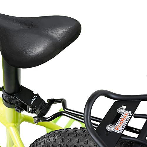 Ibera Bike Seat Post Clamp Rack Mount Adapter 25-38mm with 25 kg Load - Bike Seat Mount Adapter for Rear Rack Installation - Universal Strap Mount - Replaces Braze-Ons, Compatible with Most Carriers - Image 2