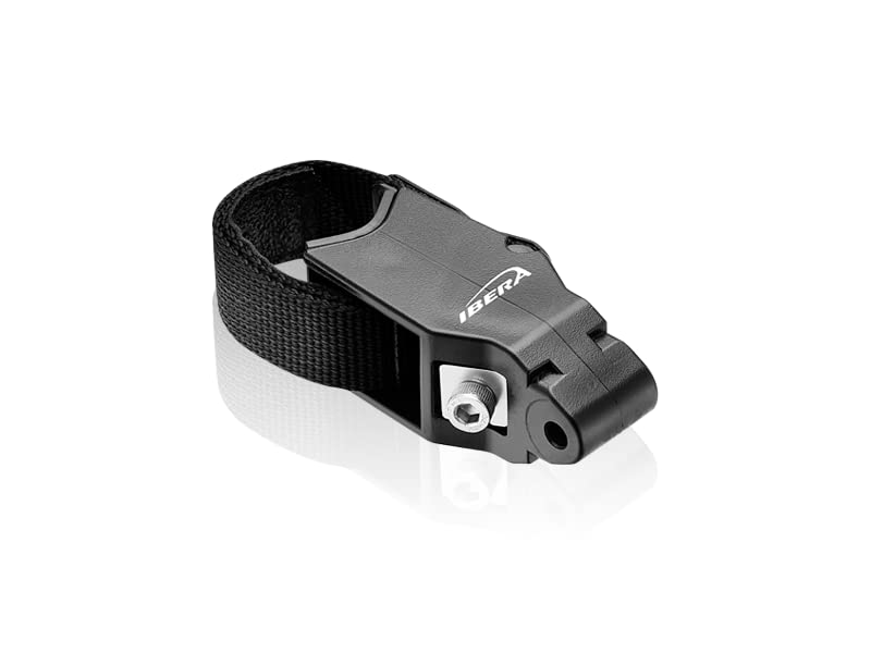 Ibera Bike Seat Post Clamp Rack Mount Adapter 25-38mm with 25 kg Load - Bike Seat Mount Adapter for Rear Rack Installation - Universal Strap Mount - Replaces Braze-Ons, Compatible with Most Carriers - Image 1