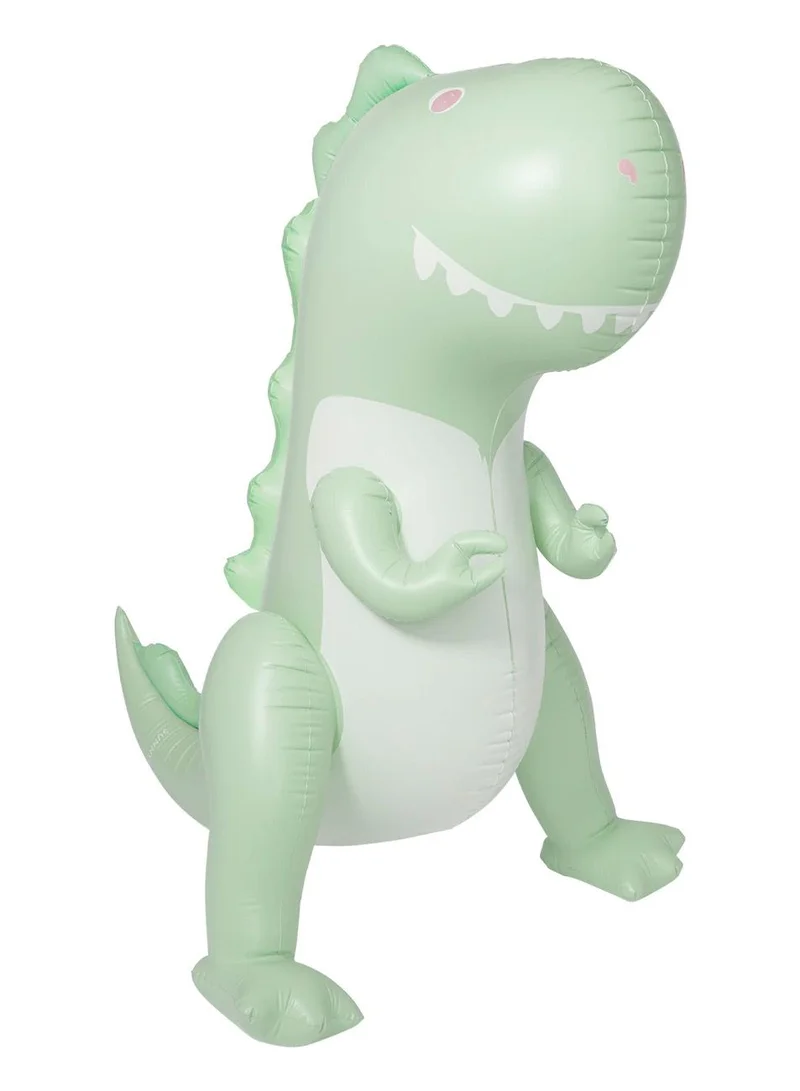 SUNNY LIFE Inflatable Giant Sprinkler Surfing Dino - Ice Mint